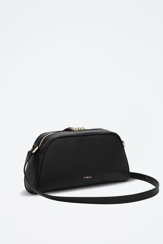 Sac bandoulière en cuir Goccia - Taille S - Noir