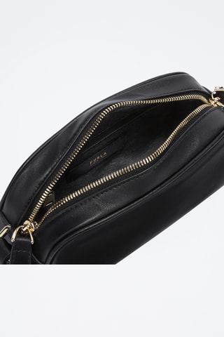 Sac bandoulière en cuir Goccia - Taille S - Noir