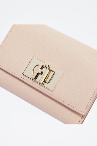 Portefeuille en cuir 1927 - Taille M - Rose pâle