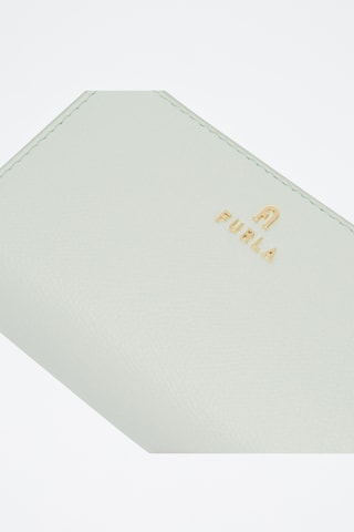 Portefeuille en cuir Camelia  - Taille M - Blanc