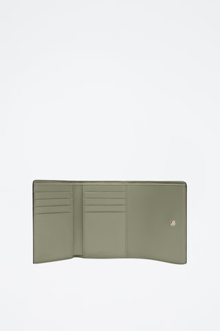 Portefeuille en cuir Sfera - Taille M - Vert sauge