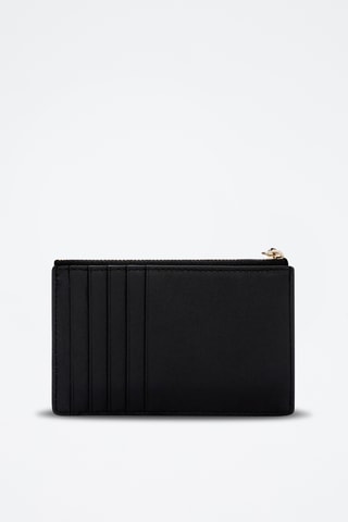 Porte-cartes en cuir Nuvola  - Taille M - Noir