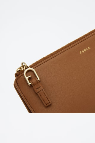 Portefeuille en cuir Nuvola Continental - Marron