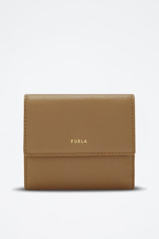 Portefeuille en cuir Goccia - Taille M - Marron