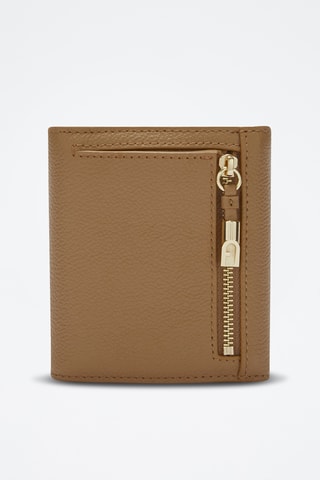 Portefeuille en cuir Goccia - Taille M - Marron