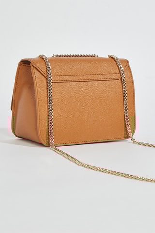 Sac bandoulière en cuir Bella Mini - Marron