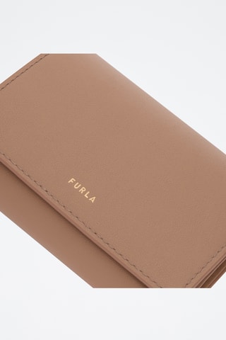 Portefeuille en cuir Nuvola - Taille M - Taupe