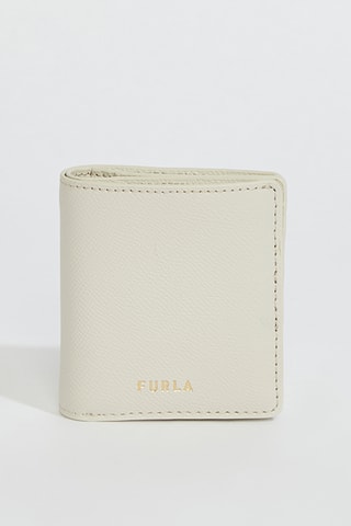 Portefeuille en cuir Gardenia - Taille S - Blanc