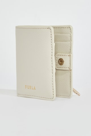 Portefeuille en cuir Gardenia - Taille S - Blanc