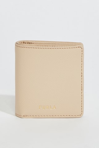 Portefeuille en cuir Gardenia - Taille S - Beige