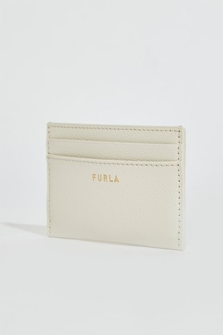 Porte-cartes en cuir Gardenia - Blanc