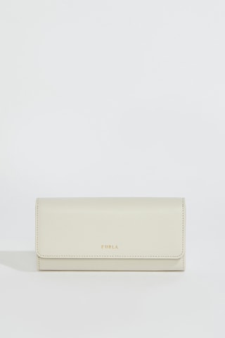 Portefeuille en cuir Gardenia  - Taille L - Blanc