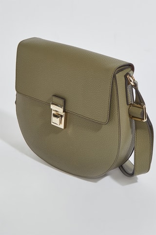 Sac bandoulière en cuir Glenn - Taille S - Kaki