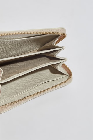 Portefeuille en cuir Gardenia - Taille S - Blanc