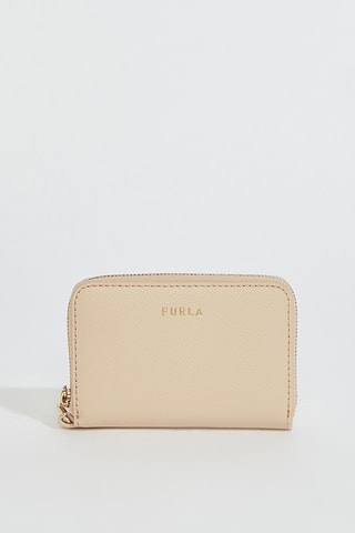 Portefeuille en cuir Gardenia - Taille S - Beige