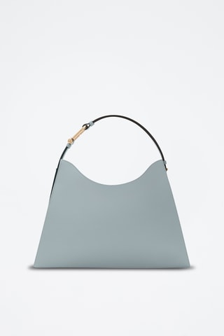 Sac à main en cuir Nuvola - Taille L - Bleu clair