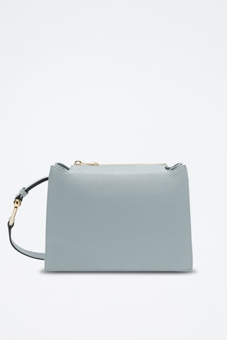 Sac bandoulière en cuir Nuvola - Taille S - Bleu clair