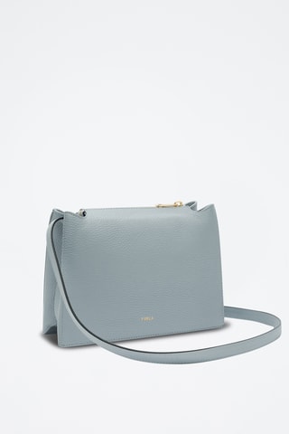Sac bandoulière en cuir Nuvola - Taille S - Bleu clair