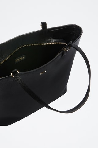 Cabas en cuir Gea - Taille M - Noir