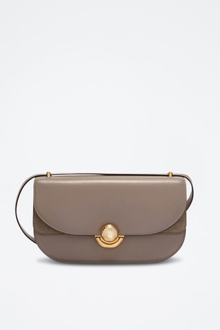 Sac bandoulière en cuir Sfera - Taille S - Mauve