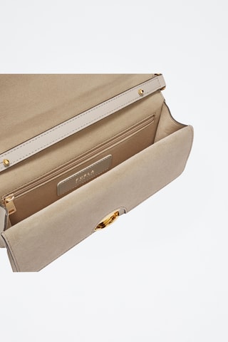 Sac bandoulière en cuir Sfera - Taille S - Ecru