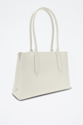 Cabas en cuir Meridiana - Taille M - Blanc
