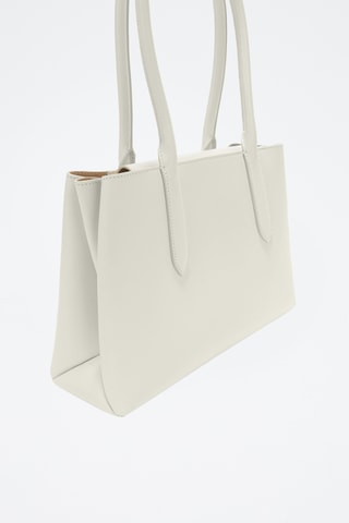 Cabas en cuir Meridiana - Taille M - Blanc