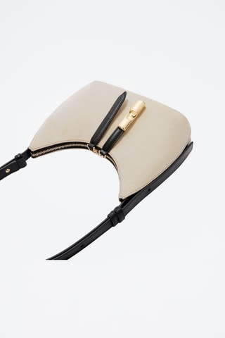 Sac porté épaule Goccia - Taille S - Beige