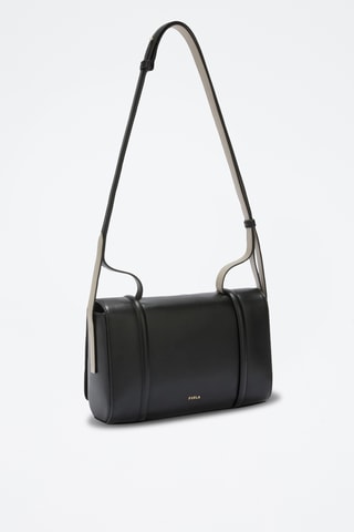 Sac bandoulière en cuir Riva - Taille S - Noir