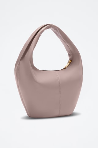 Sac à main en cuir Ring Mini - Mauve