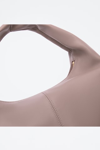 Sac à main en cuir Ring Mini - Mauve