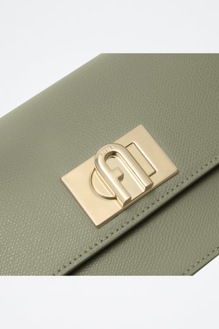 Sac bandoulière en cuir - Vert d’eau