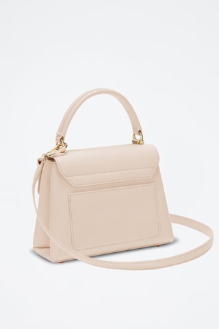 Sac à main en cuir de veau - Rose poudré