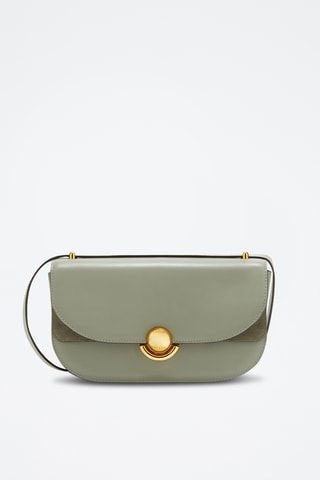 Sac bandoulière en cuir - Vert d’eau