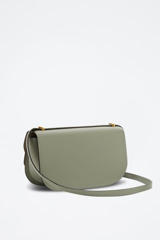 Sac bandoulière en cuir - Vert d’eau