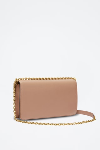 Sac bandoulière en cuir - Vieux rose