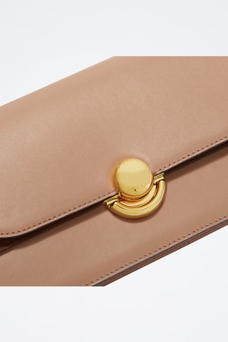 Sac bandoulière en cuir - Vieux rose