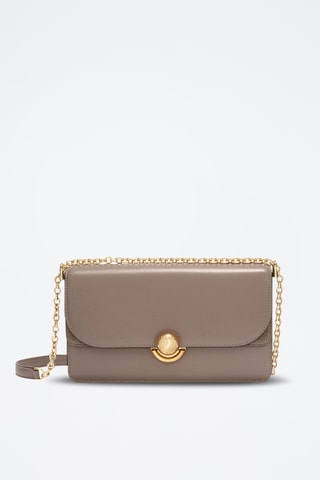 Sac bandoulière en cuir - Mauve