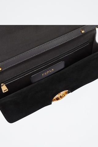 Sac bandoulière en cuir - Noir