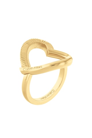 Anillo bañado en oro amarillo