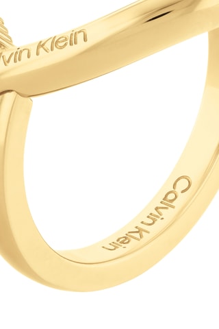 Anillo bañado en oro amarillo