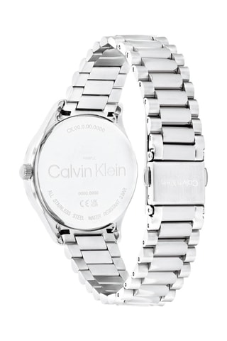 Reloj de cuarzo de acero - Plateado