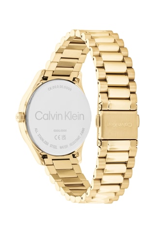 Reloj de cuarzo de acero - Dorado y plateado