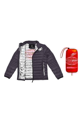 Doudoune - Blanc, noir et gris