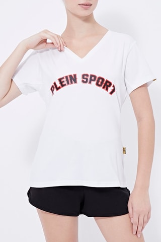 T-shirt - Blanc, noir et rouge