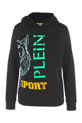 Sweat à capuche - Noir et bleu