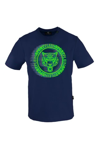 T-shirt - Noir, bleu et vert