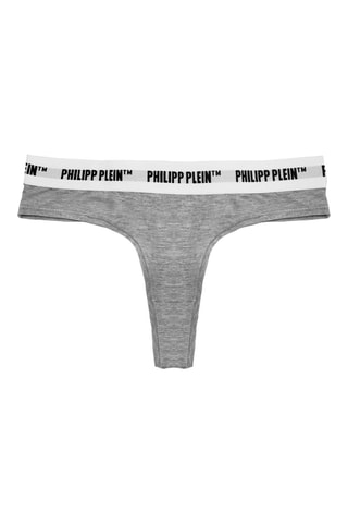 Tanga - Blanc, noir et gris