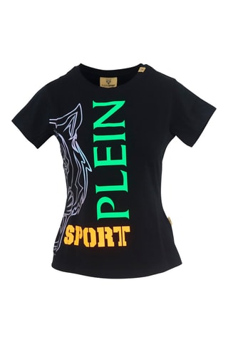 T-shirt - Noir, bleu et vert