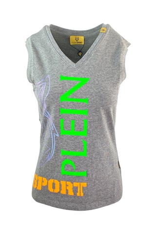 Débardeur - Bleu, vert et gris